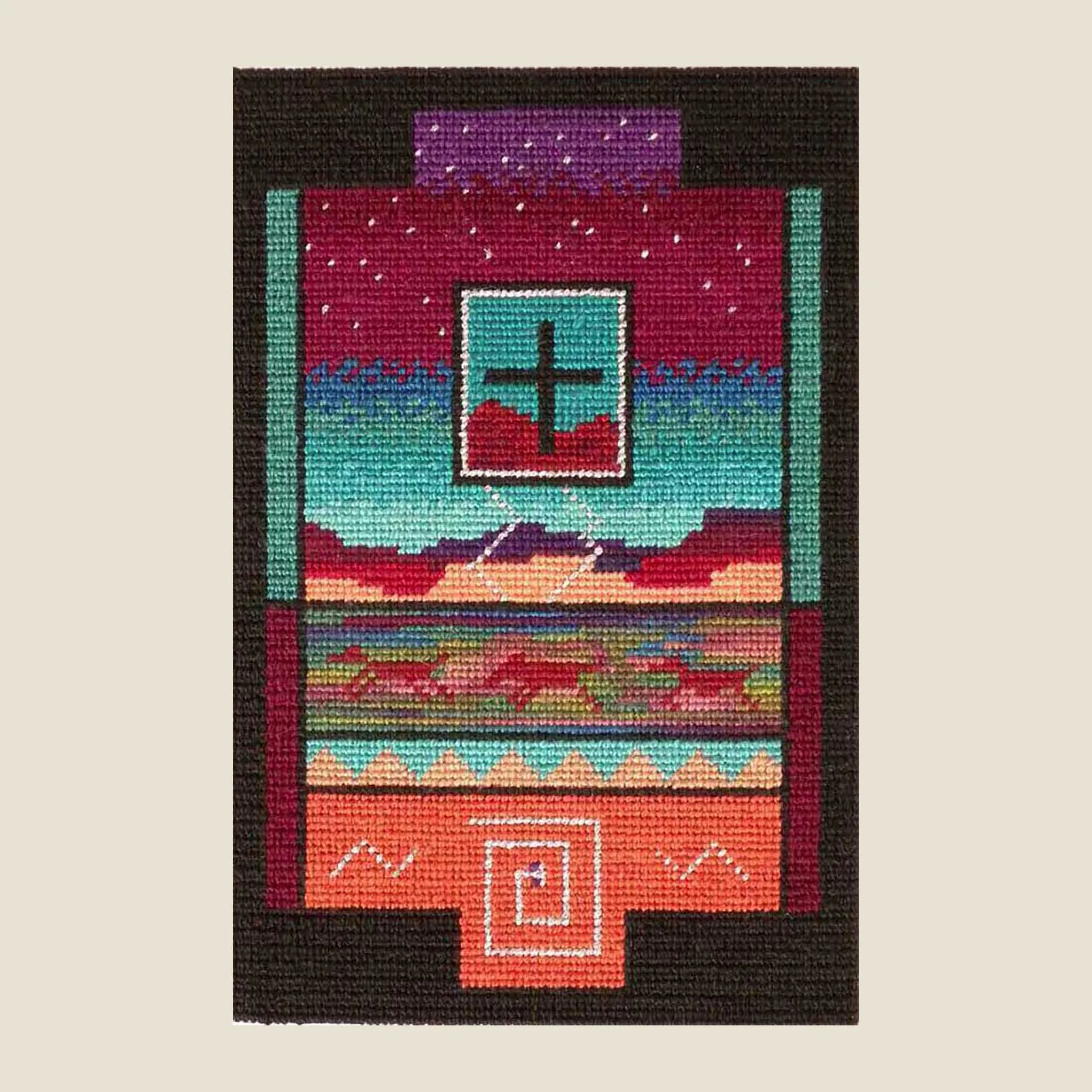 NEW MEXICO SUNSET Petitpoint 7" x 4.25"