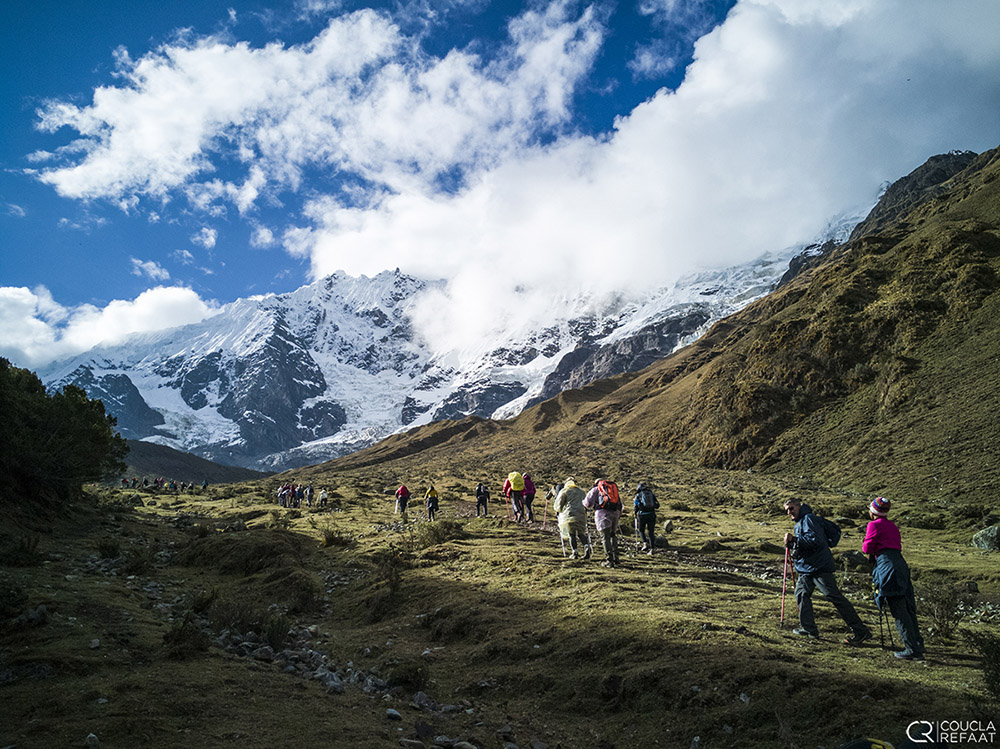 This view just takes your breath away (literally). At the sight of the glaciers,you forget all the back pains,weary legs & heavy breathing. Knowing that I have to make it to Humanity lake at 4,200m got me so excited to see my first marked goal.
