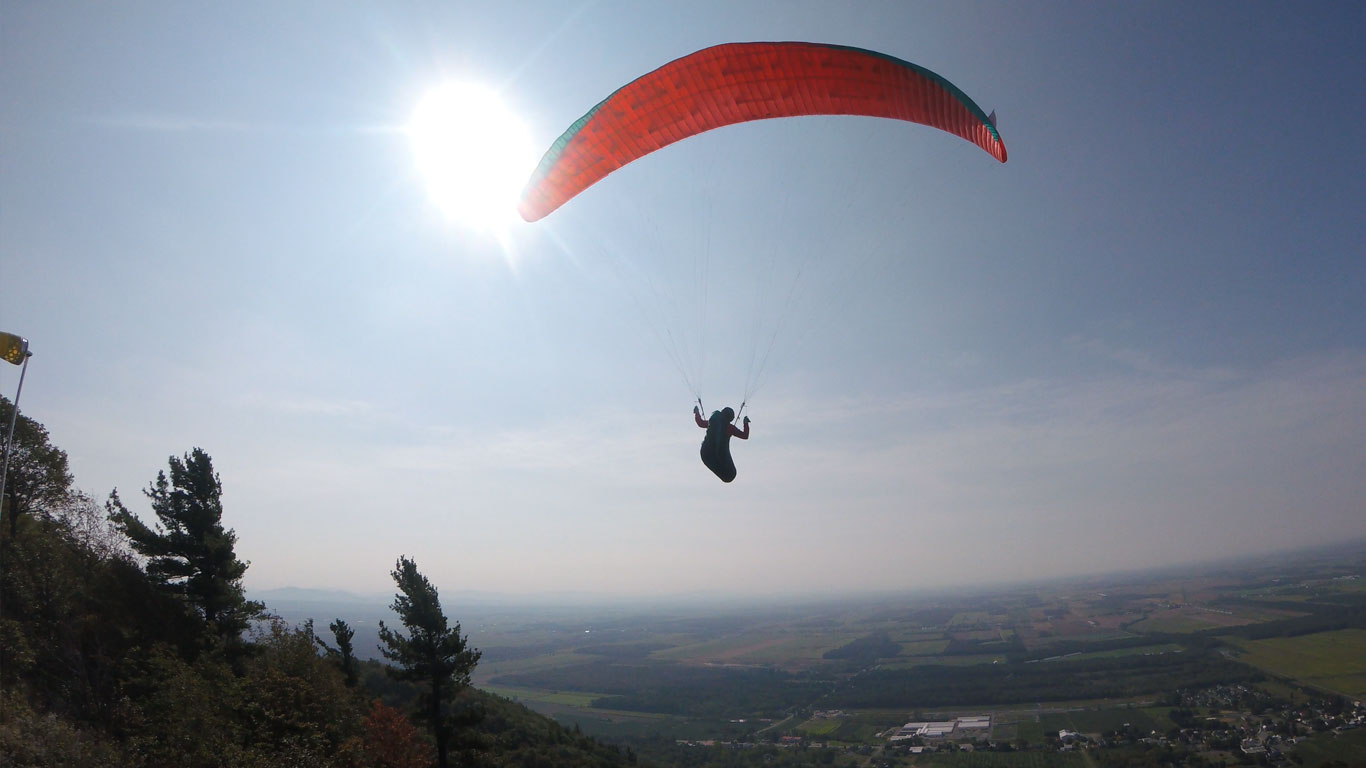 Calef Letorney ying at Mont Yamaska, Quebec | photo by Ryan Dunn.