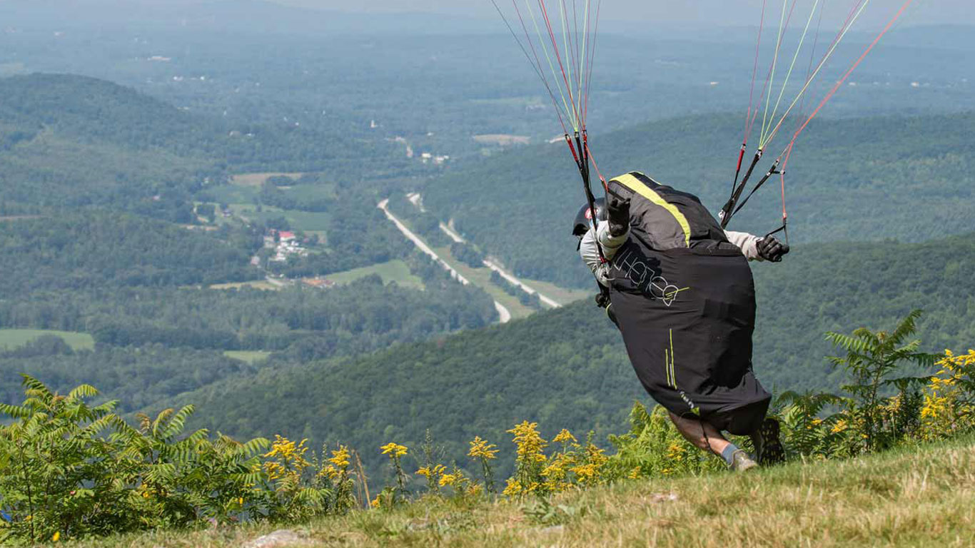 Ryan Dunn Launching. The most critical part of every flight as it is the first time one leaves the ground.