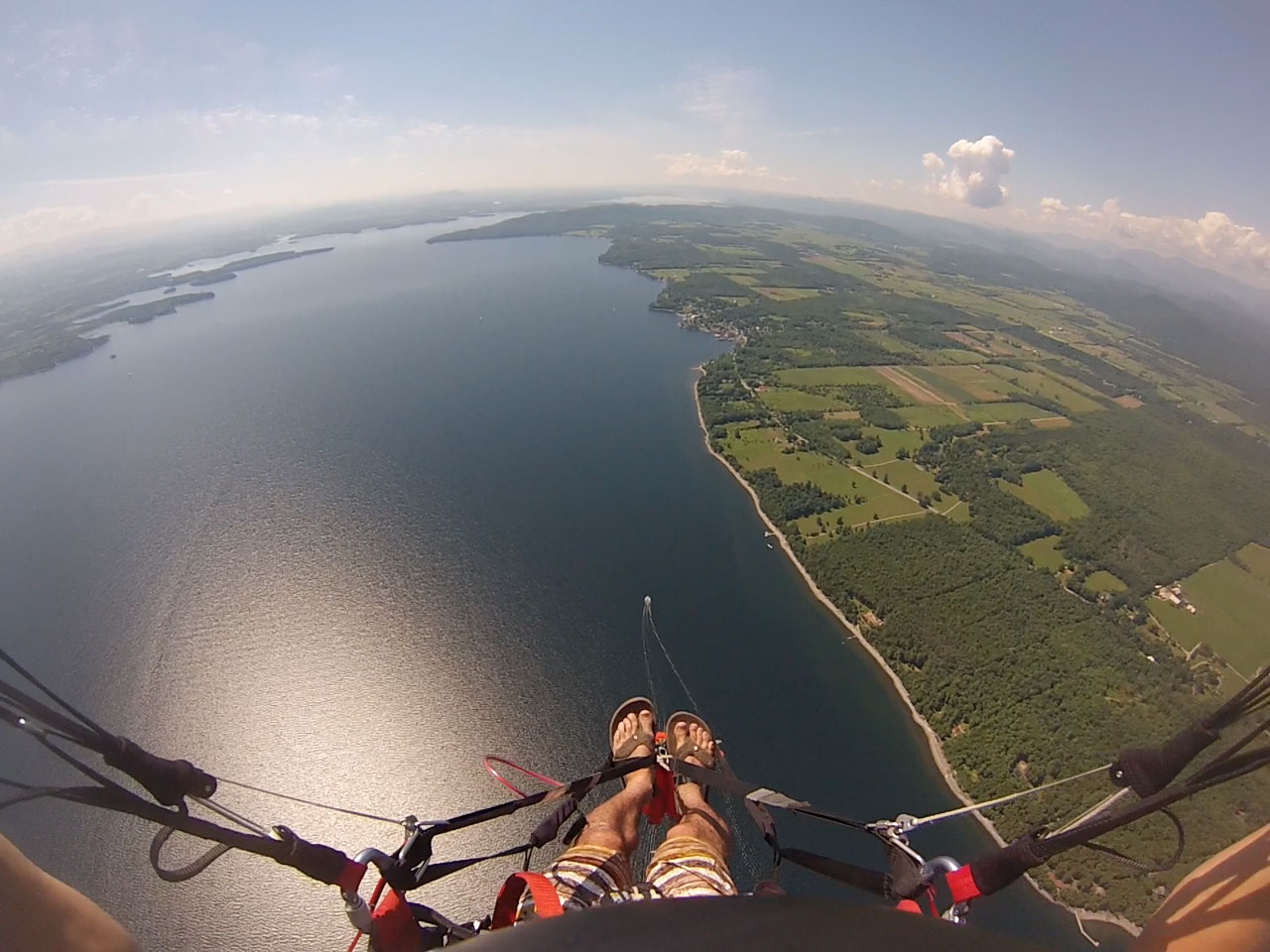 Board shorts and flip-flops, because towing over the water is serious business. Paraglide New England offers maneuvers training so students can handle in-flight incidents with confidence.
