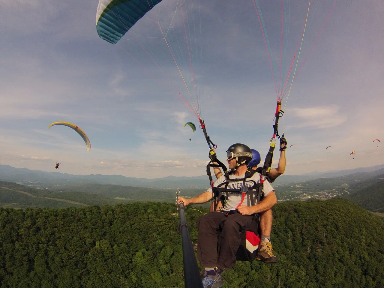 Chris Rodgers and the author enjoying glassoff at West Rutland, Vermont.