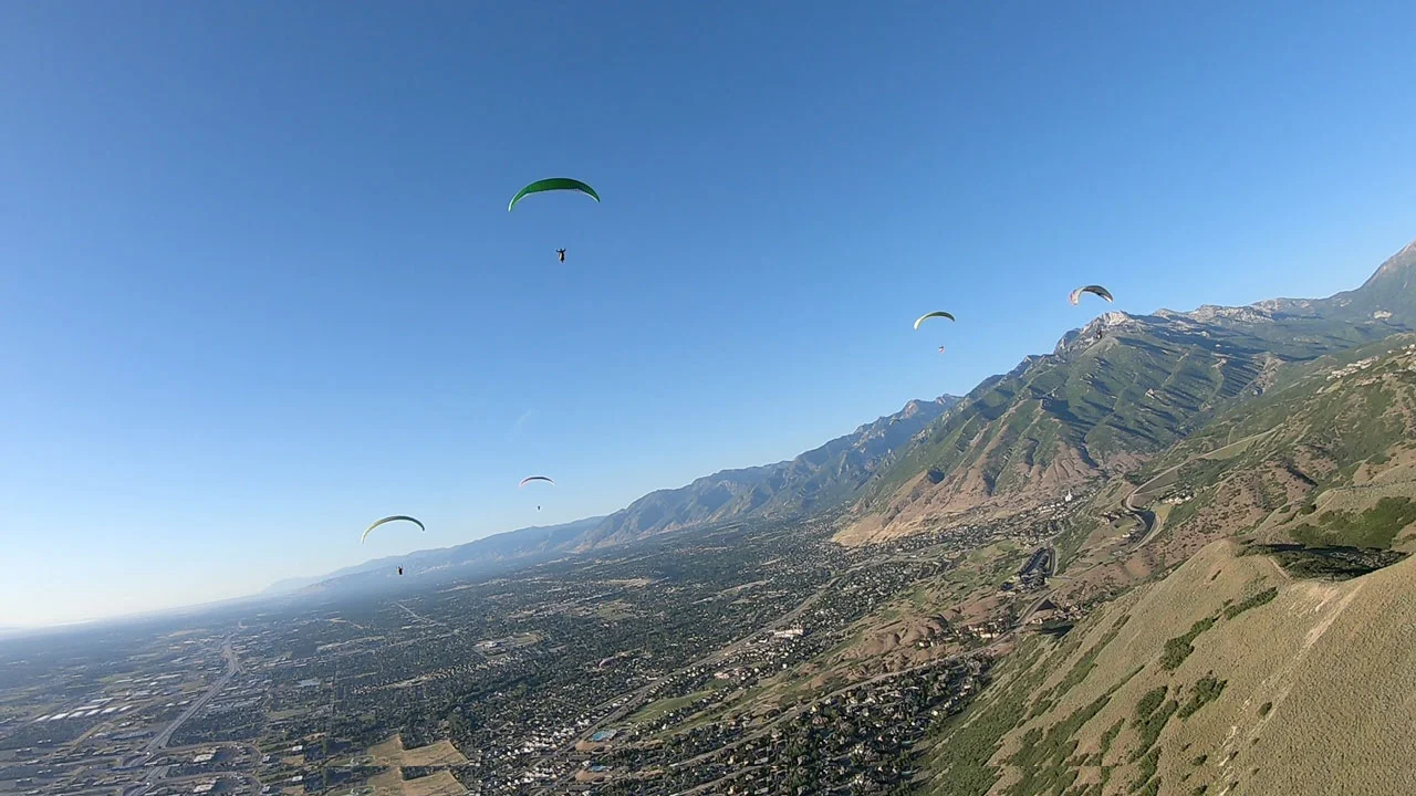 Ending the day with blissful soaring at the North Side Point of The Mountain.