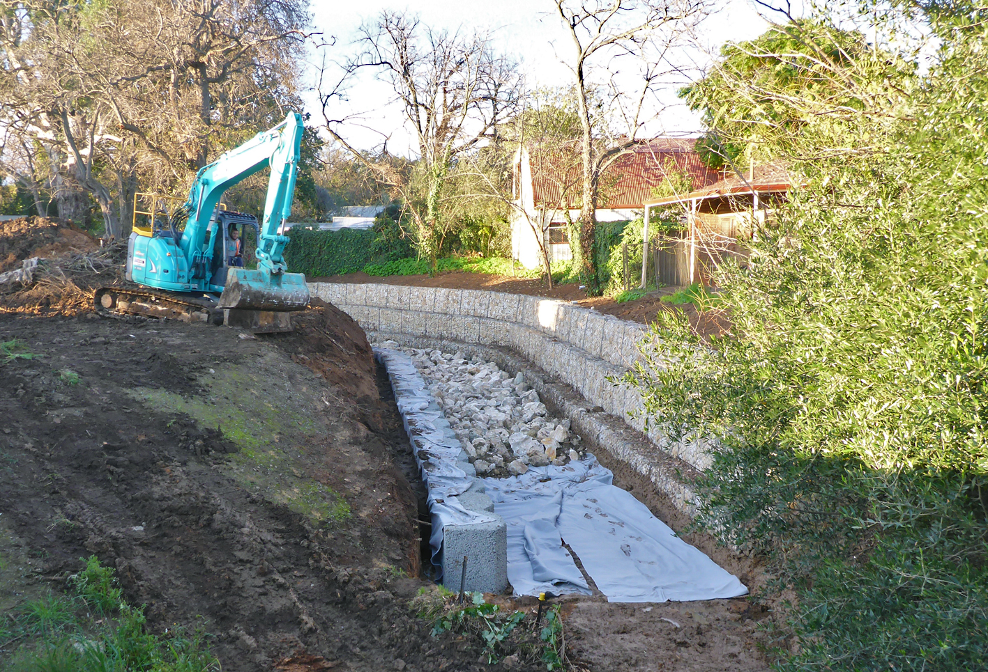 Brownhill Creek, Ashford. Photos courtesy of Prospect Contractors