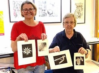 4 day aluminium etching workshop with Lizzie Horne