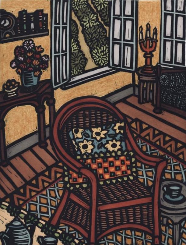 The yellow room.