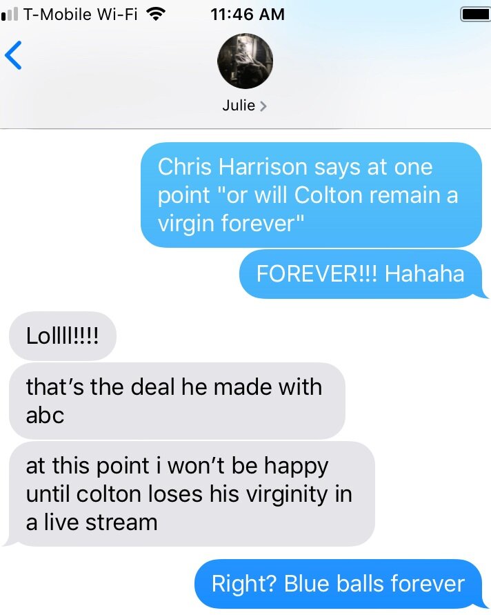 Did Colton Lose His Virginity