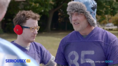 THANKSGIVING WEB SERIES - Griffin Newman "Michael Morgan," Chris Elliot "Don Morgan"