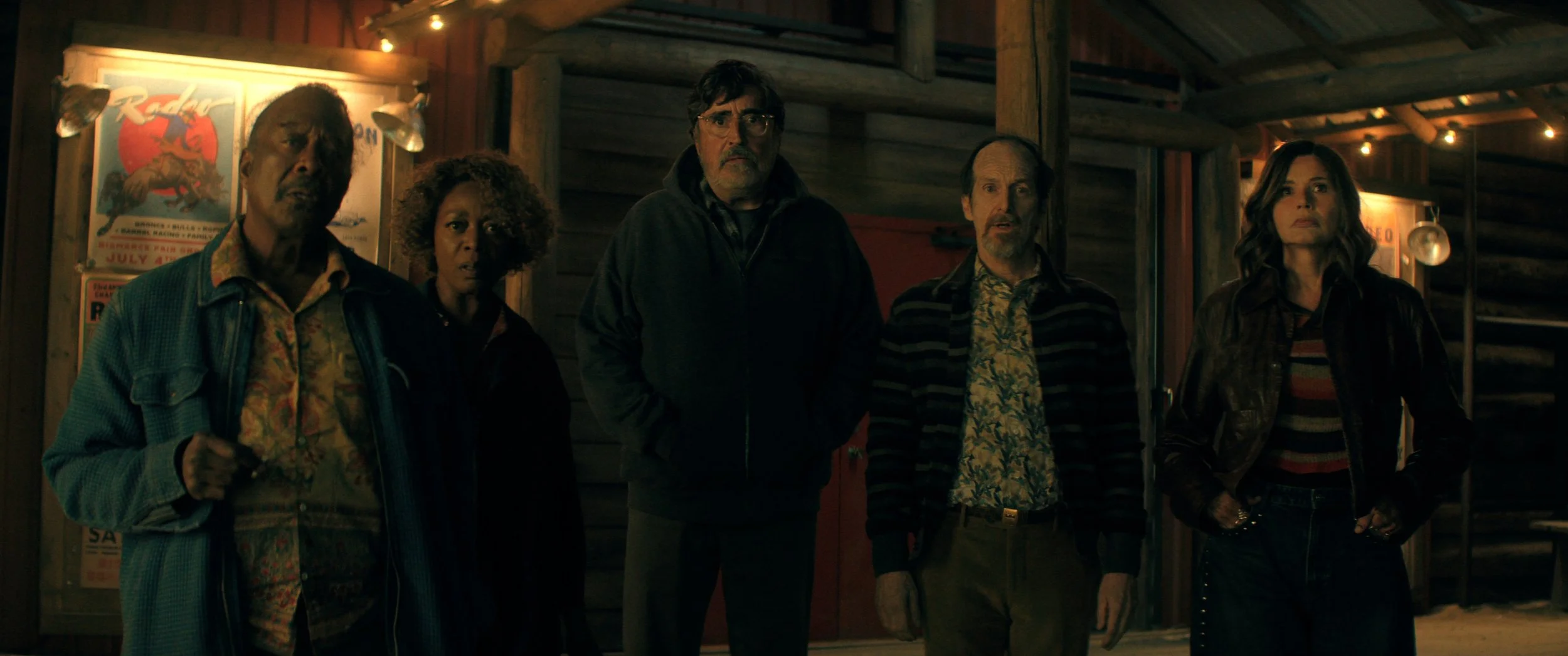 'ART' CLARK PETERS, 'JUDY' ALFRE WOODARD, 'SAM' ALFRED MOLINA, 'WALLY' DENIS O'HARE, 'RENEE' GEENA DAVIS