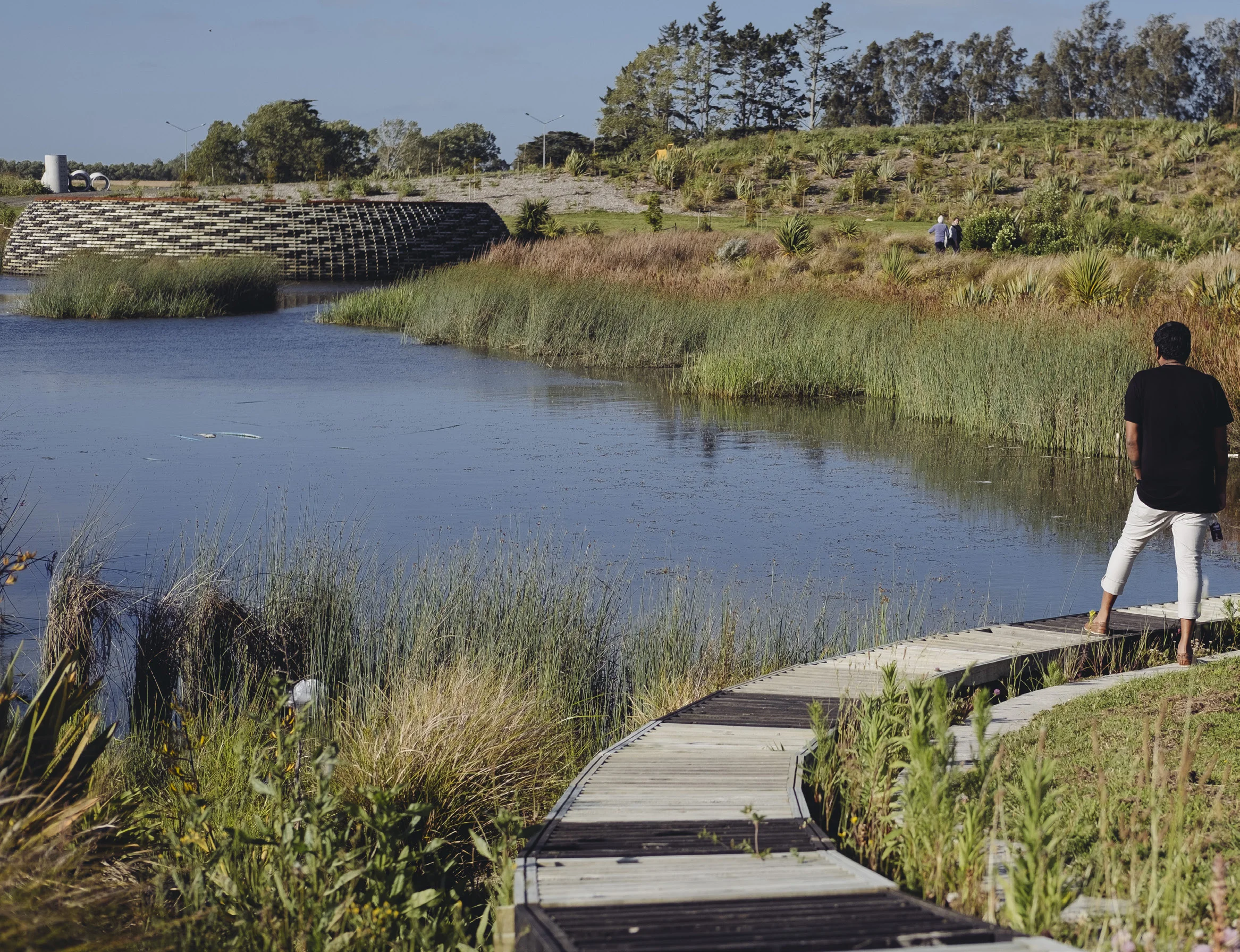 Weaving with water and land.