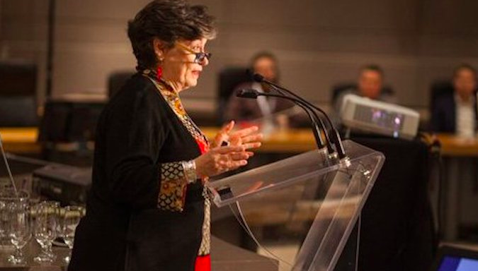 The climate change working group chair, Dr Colleen Mercer Clarke.