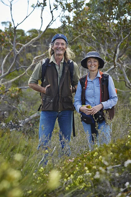 Simon and his colleague Angela Sanders are regarded by Bush Heritage as ‘The Dream Team’.