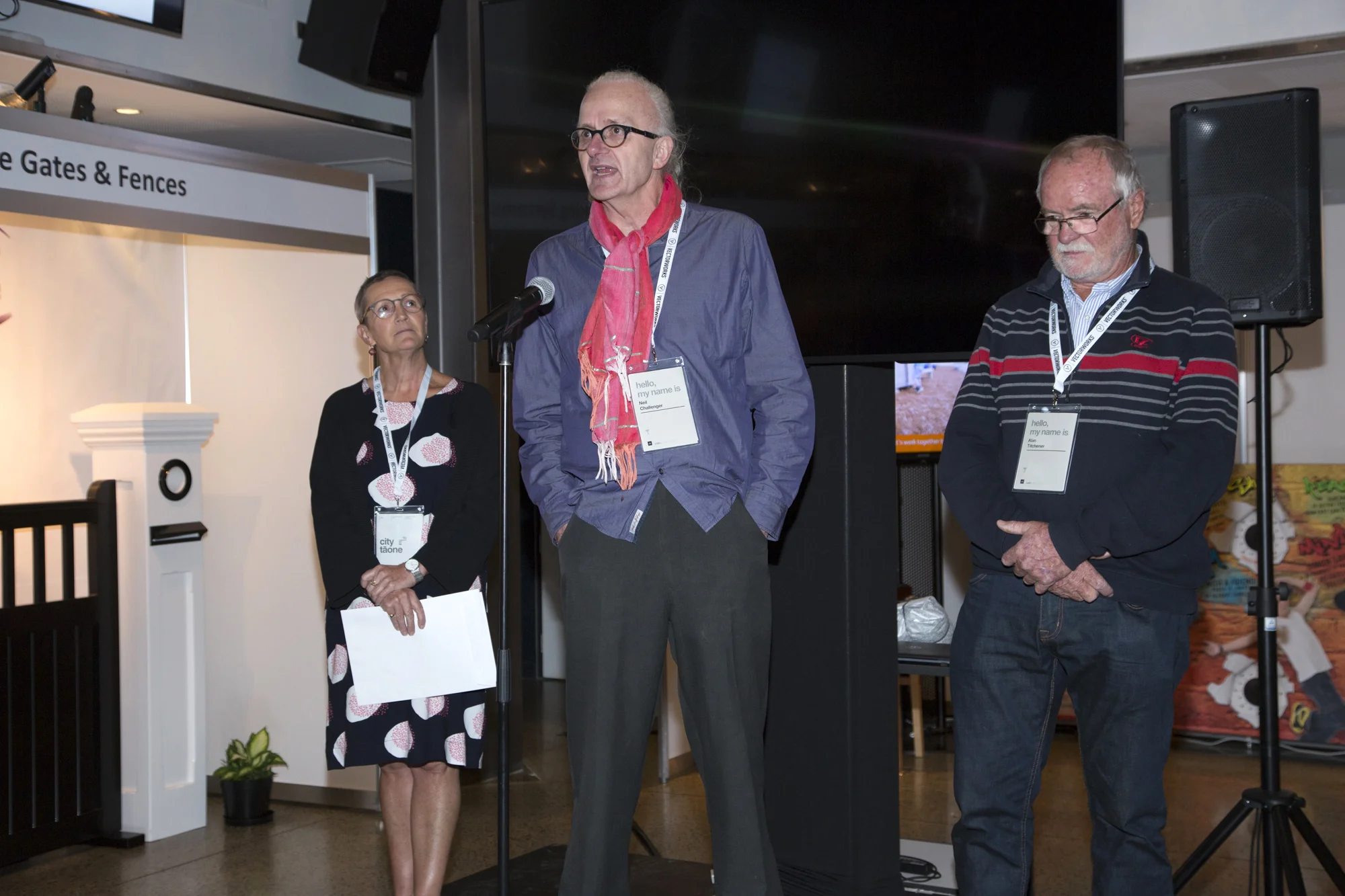 Neil Challenger speaking after being introduced as an NZILA fellow - April 11 2018.