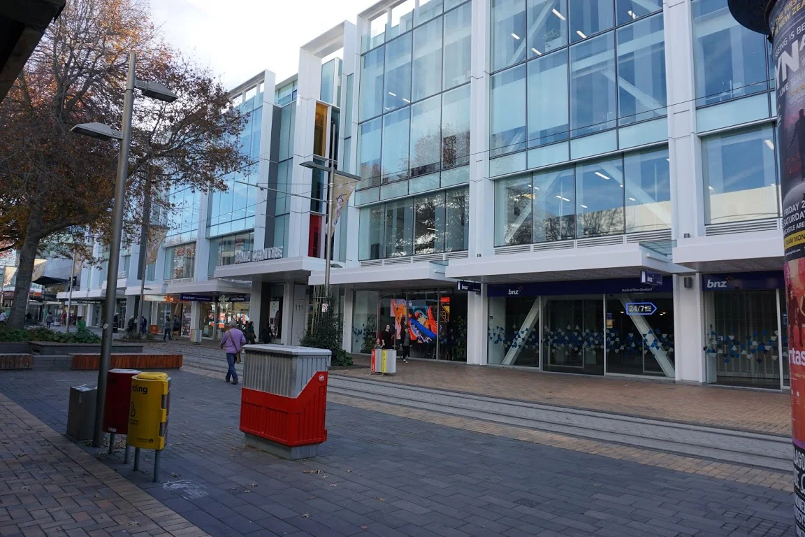 Landscape architect Louise Bailey describes Cashel street as "a mass of building."