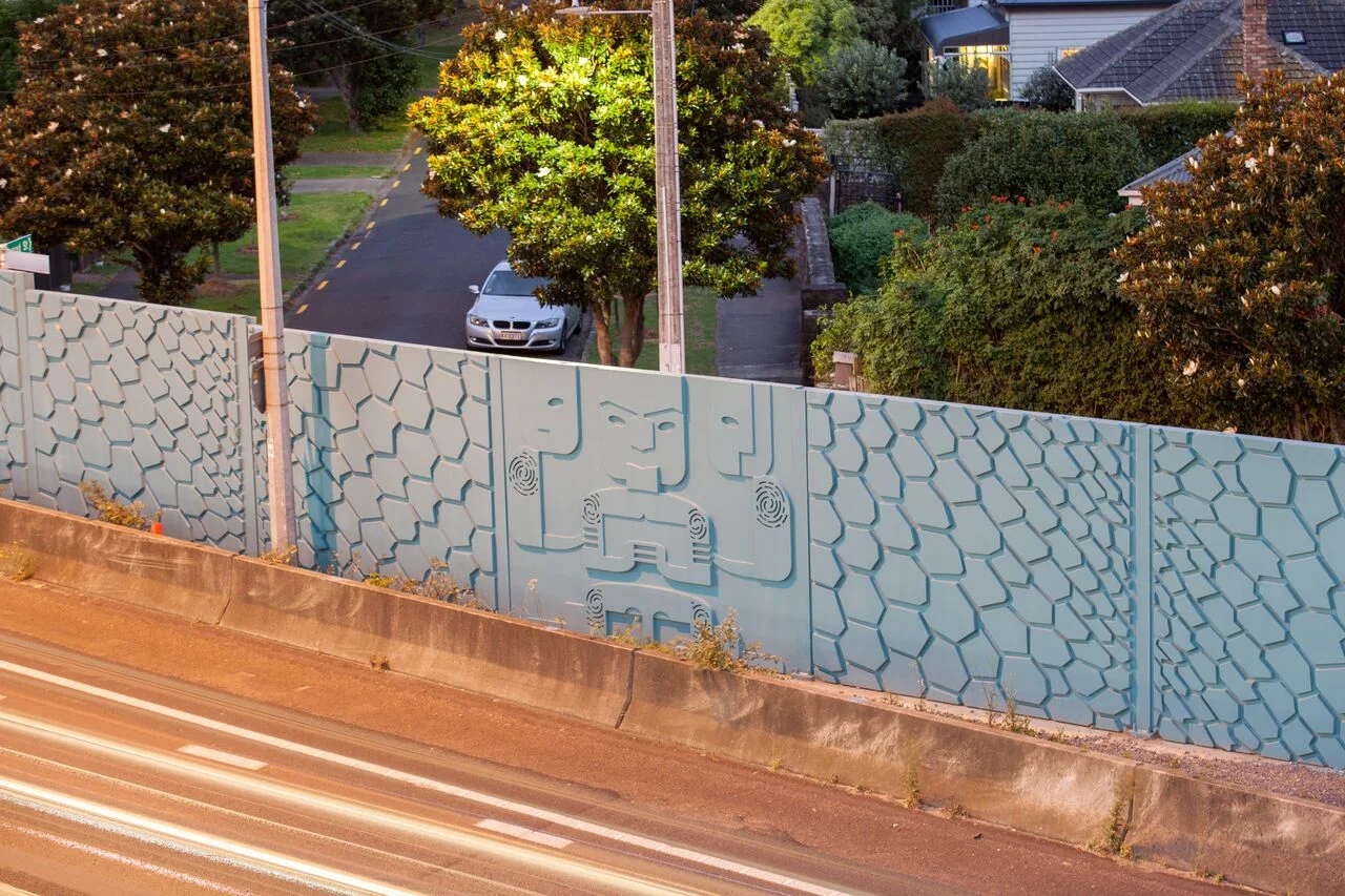 Part of the pattern is inspired by Tuatara skin.