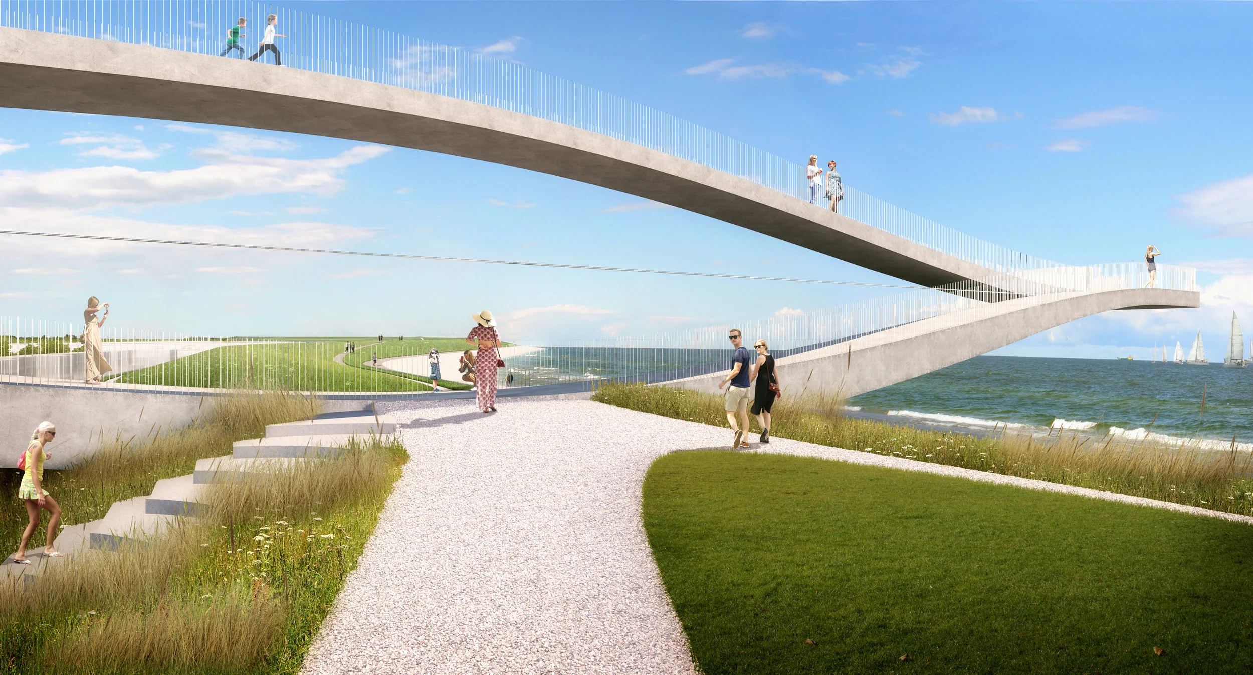 Giant 'SeaSaw' creates new symbol for Dutch city