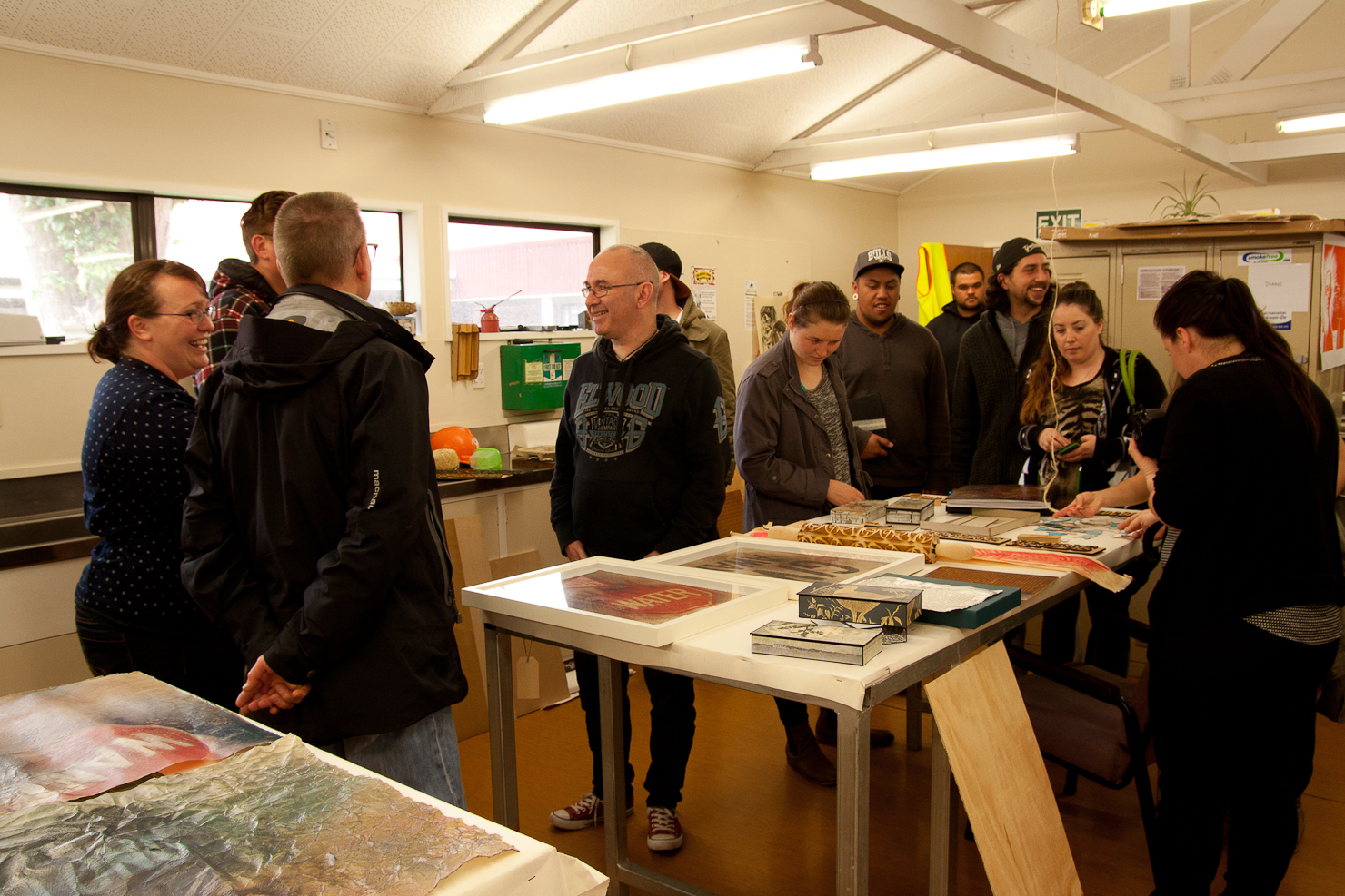 Papaoeia Hui-a-Tau, Whānganui campus visit, 2014.