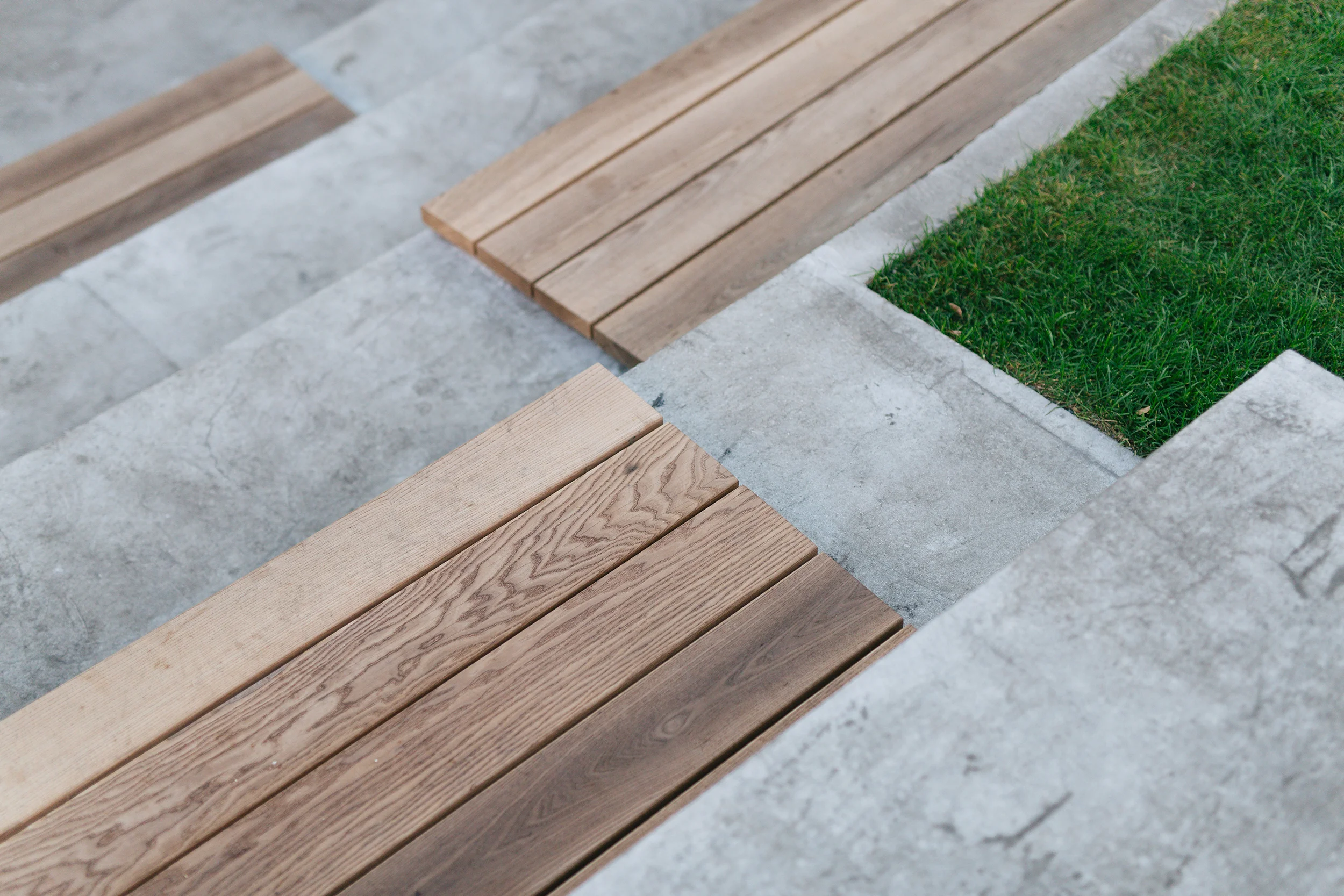 Detailing on the terraced surrounds of the amphitheatre.