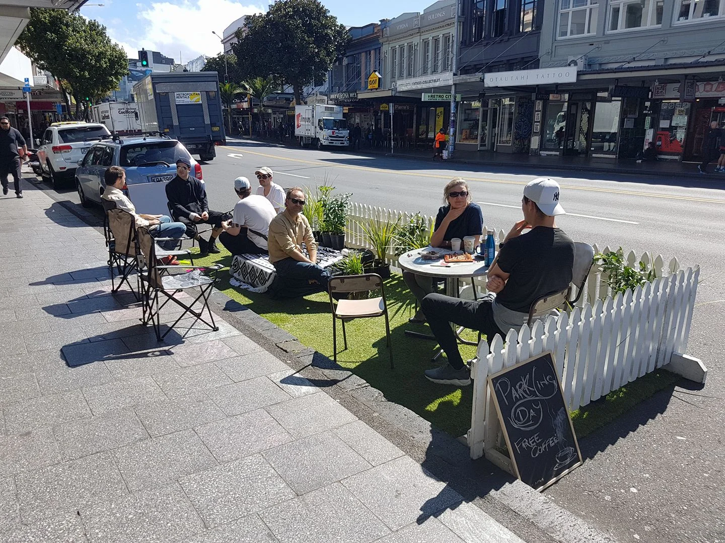 Park(ing) day has been running since 2005.