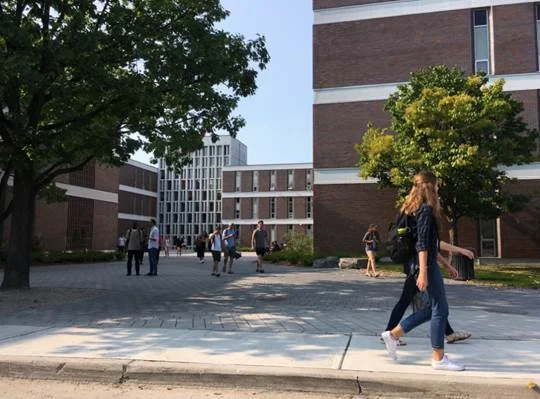 The MacKenzie Courtyard at Carleton University - another project Jenna's been involved with back in Canada.