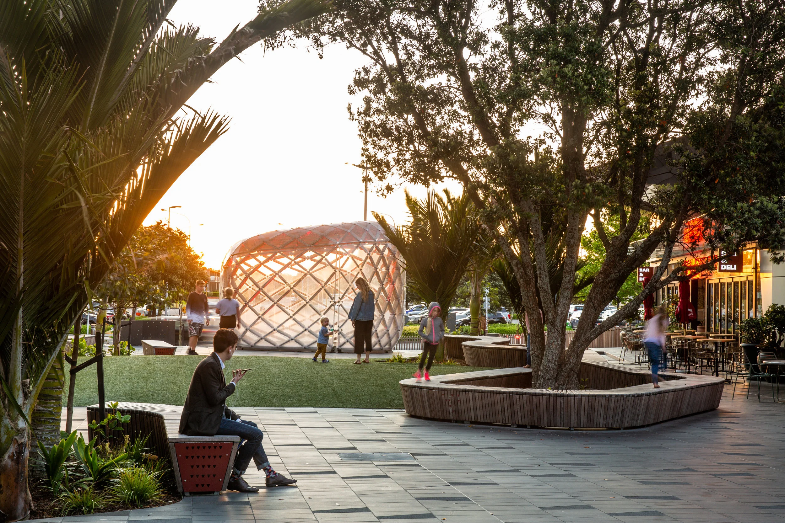 The Pod sits at Auckland’s Sylvia Park mall. Image credit: Nathan Young / Wraight + Associates Ltd.