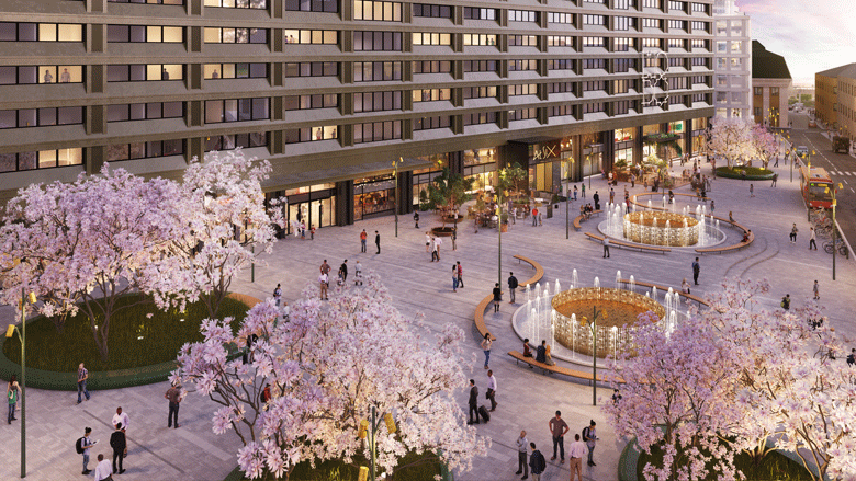 Brunkebergstorg has brought the once dormant area back to life. Image credit - Robin Hayes.