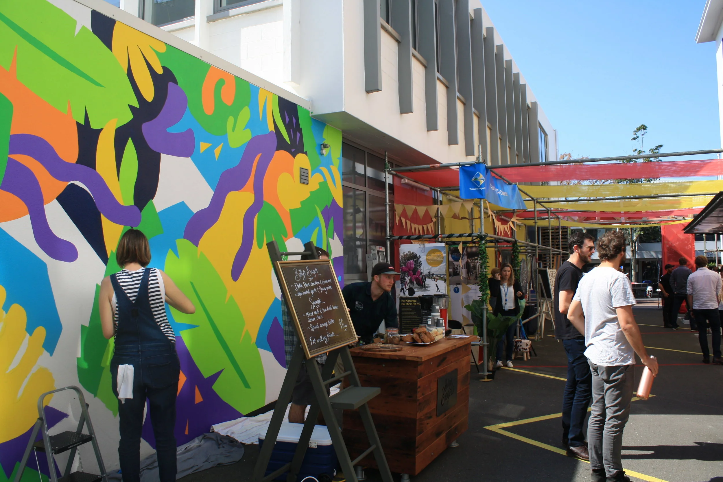 Laneway transformation competition in Tauranga