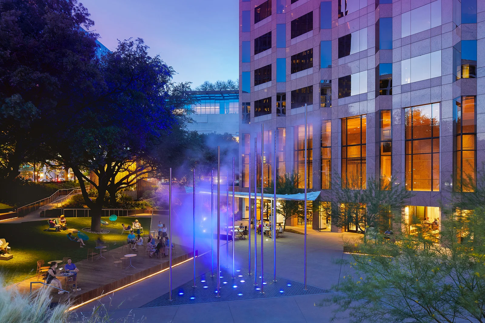 The development is an oasis in the middle of Austin. Photo credit - Leonid Furmansky.