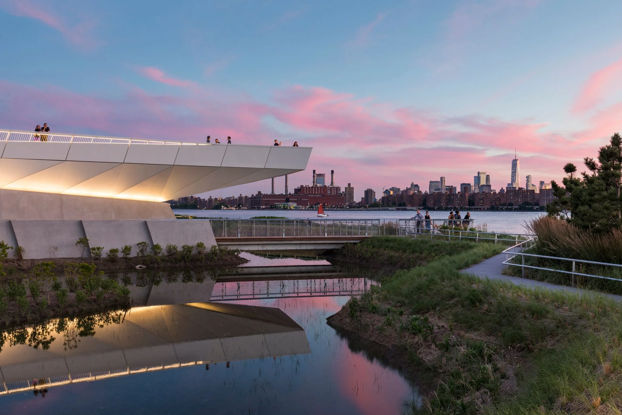 The park is powered by solar panels with room to add more.