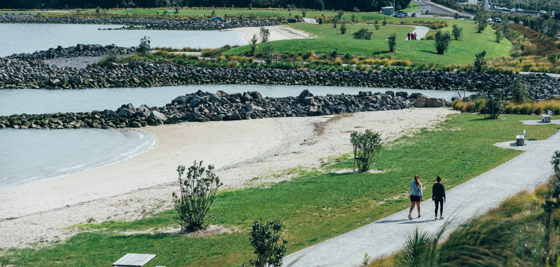 Taumanu Reserve, Onehunga won an NZILA Award of Excellence in 2017. It is an Isthmus project.