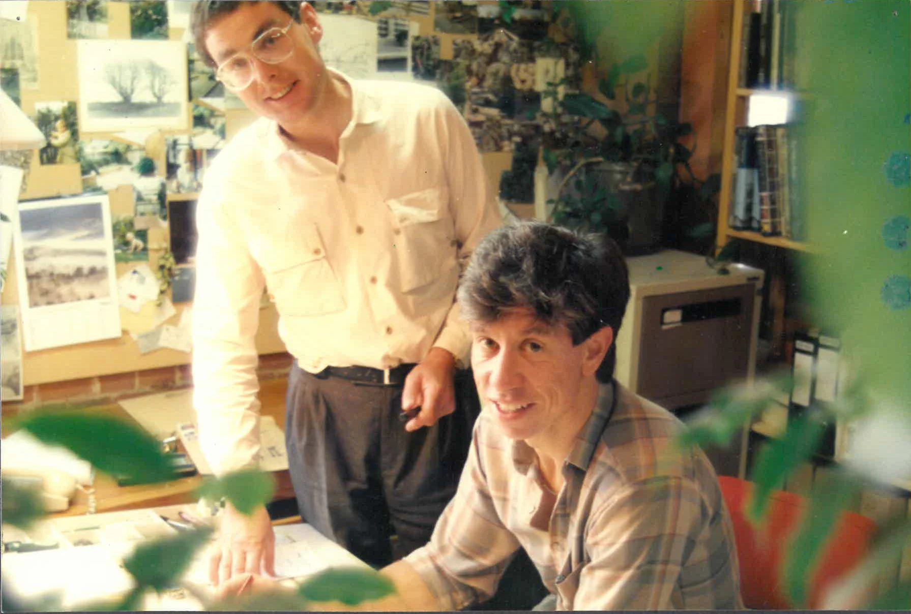 Steve in his early days at Boffa Miskell.
