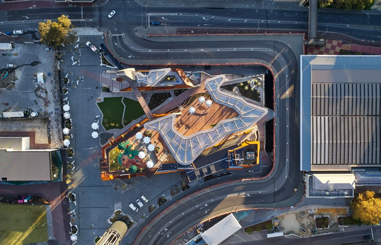 Aspect Studio’s were the landscape architects for the Yagan Square project.
