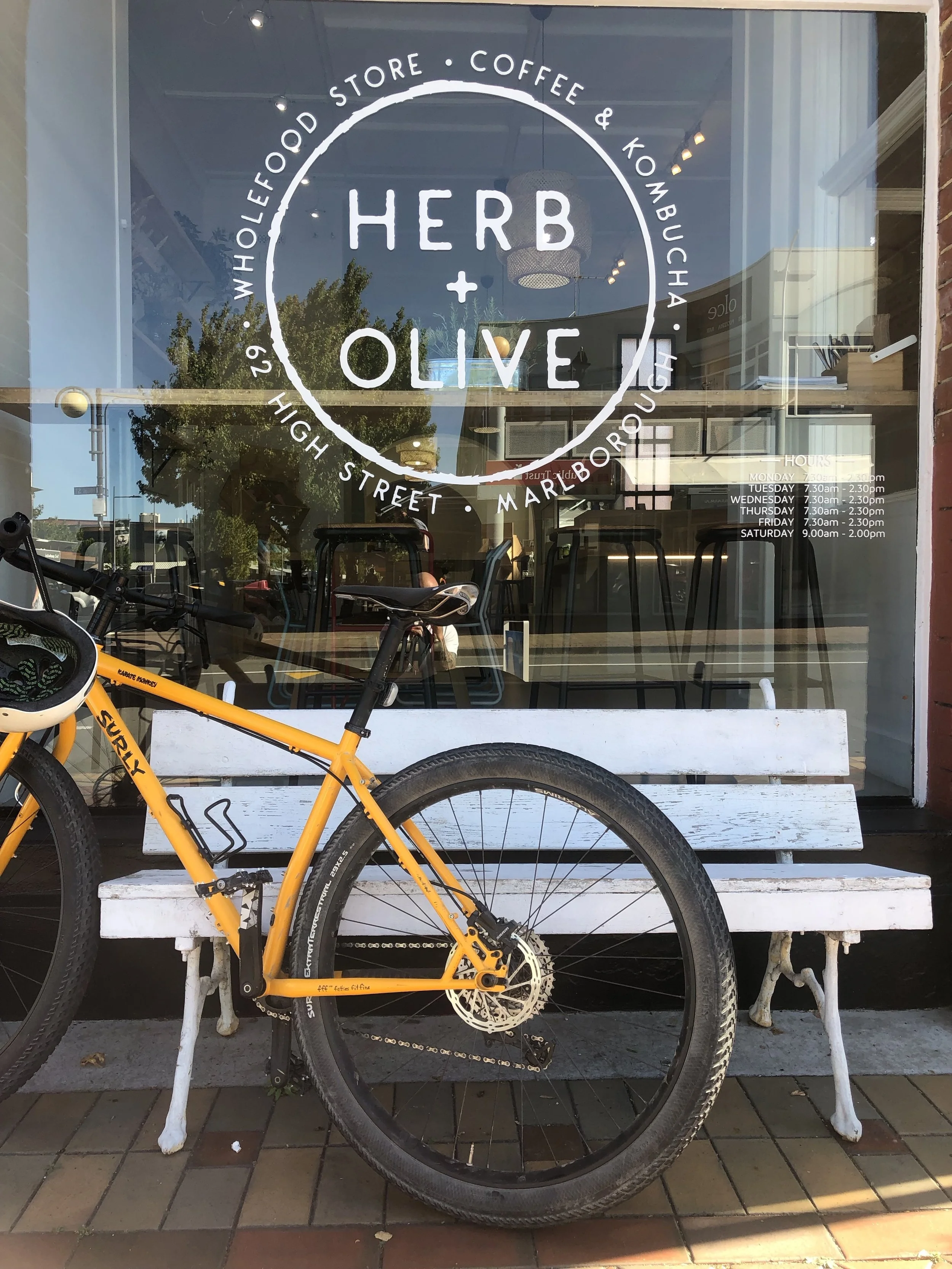 Den Aitken's route to the office always includes a stop at one of his favourite cafes.