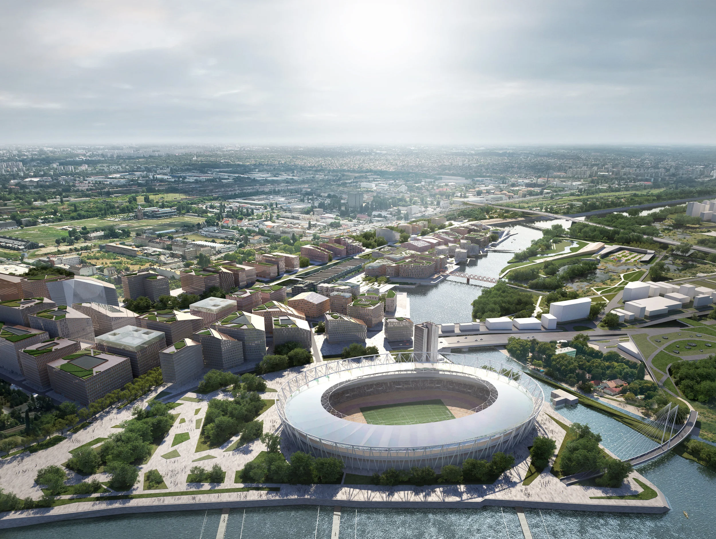 The Snøhetta design is part of the Budapest 2030 plan.