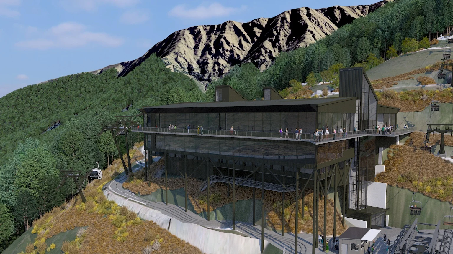 The redevelopment will increase the capacity for gondola passengers and improve the overall guest experience with additional services and amenities.