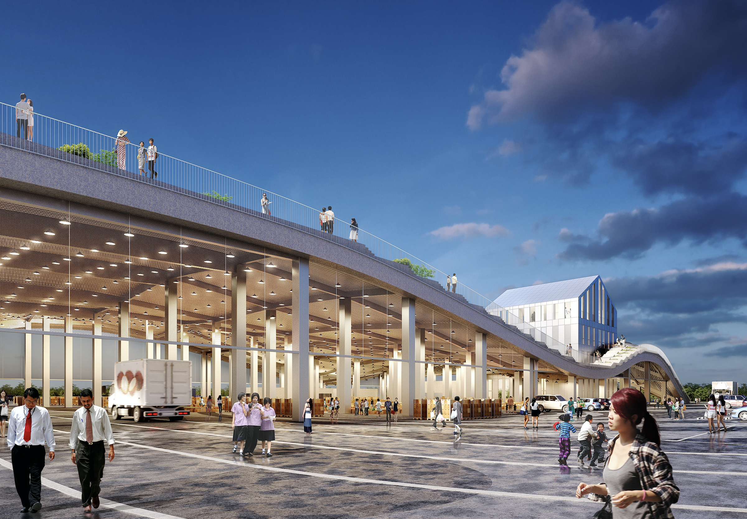 A functional, farmable green roof in Taiwan