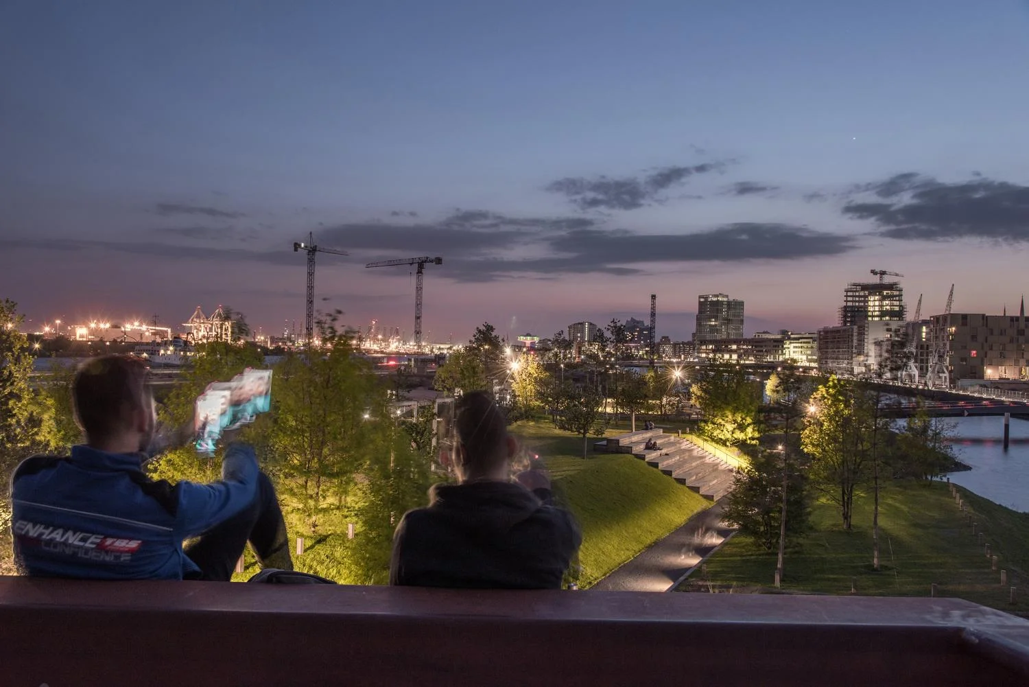 Award winning artificial peninsula in Germany