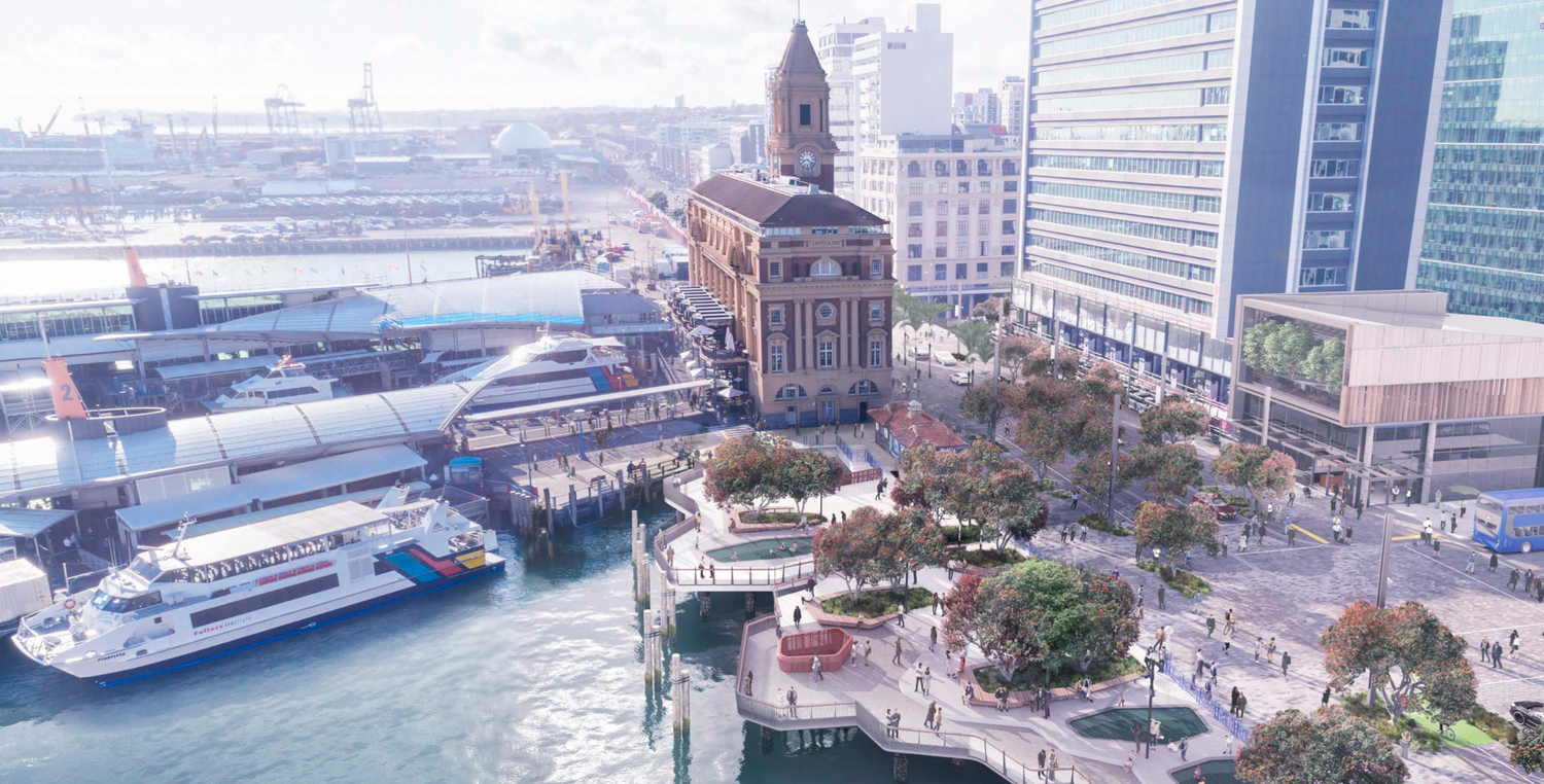 A render of how downtown Auckland will look. Image credit: Isthmus