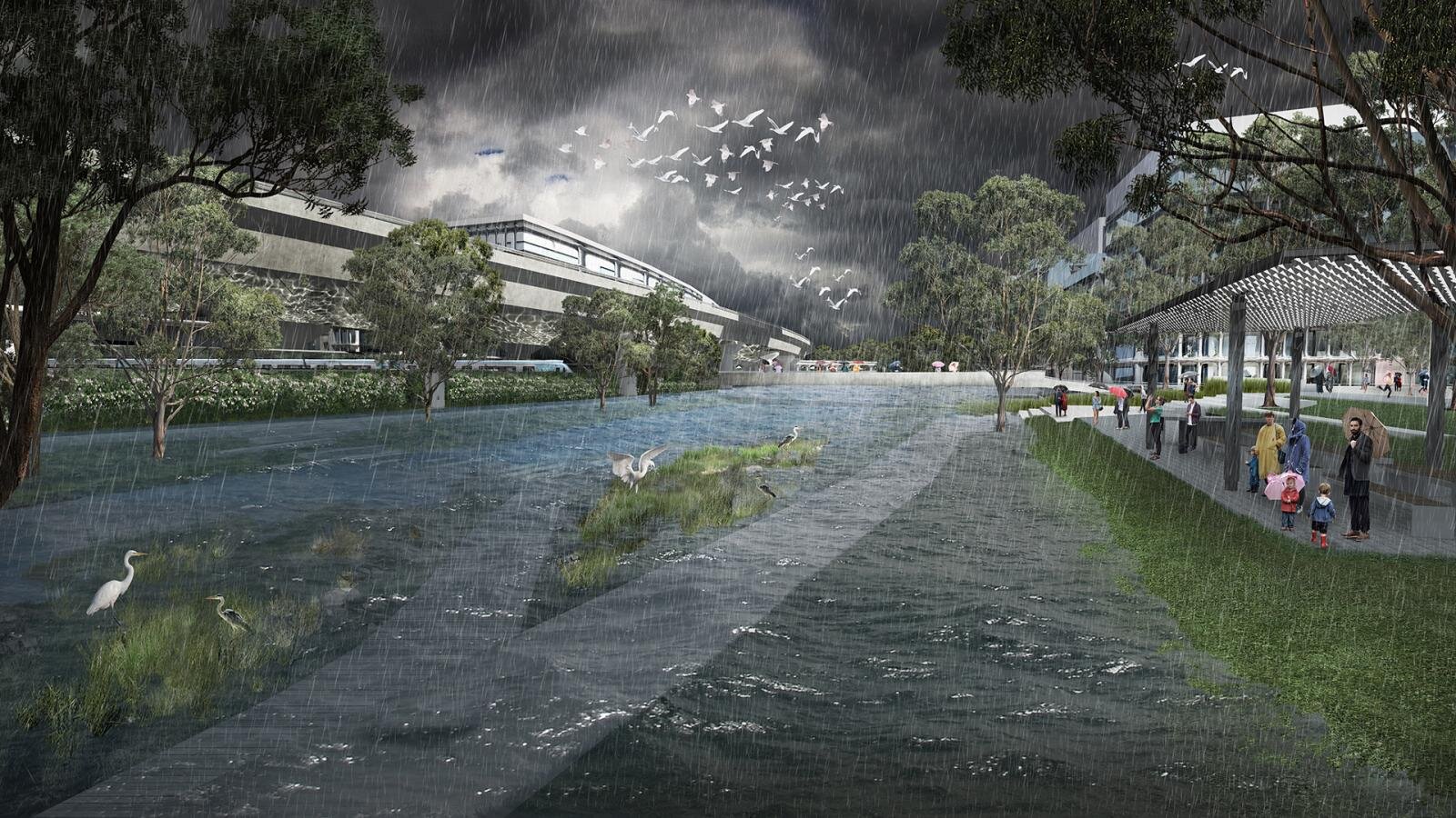 The plan includes a flood resiliency system.