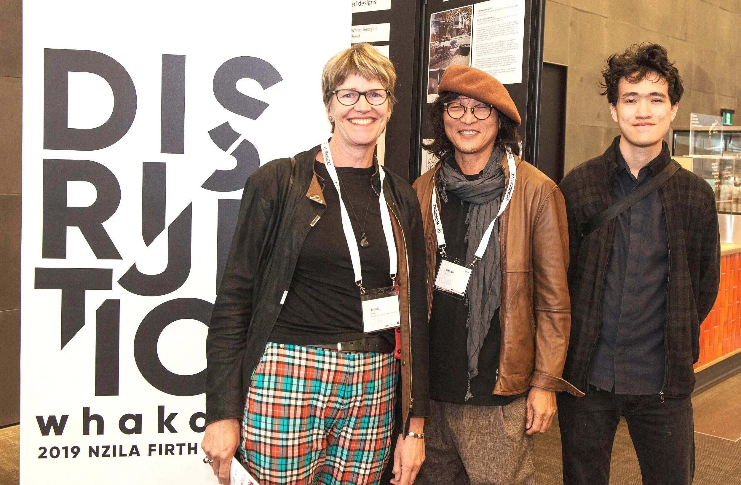 One of the international speakers, Ng Sek San (middle) at the conference opening in Christchurch last night.