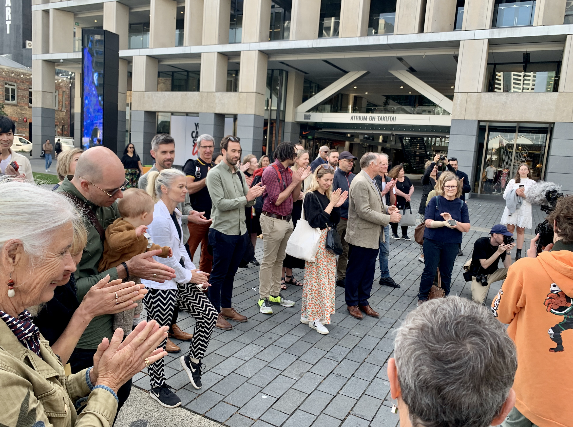 Nohonga installation at Auckland's Britomart
