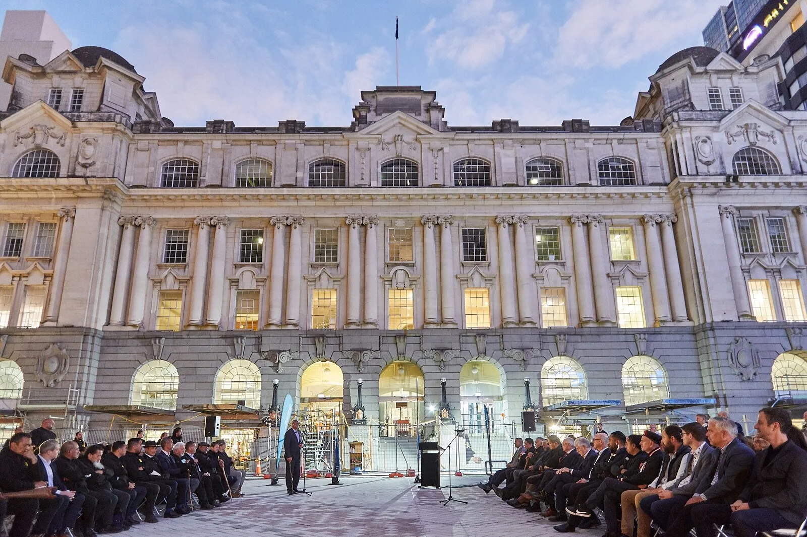 The opening ceremony on Friday.