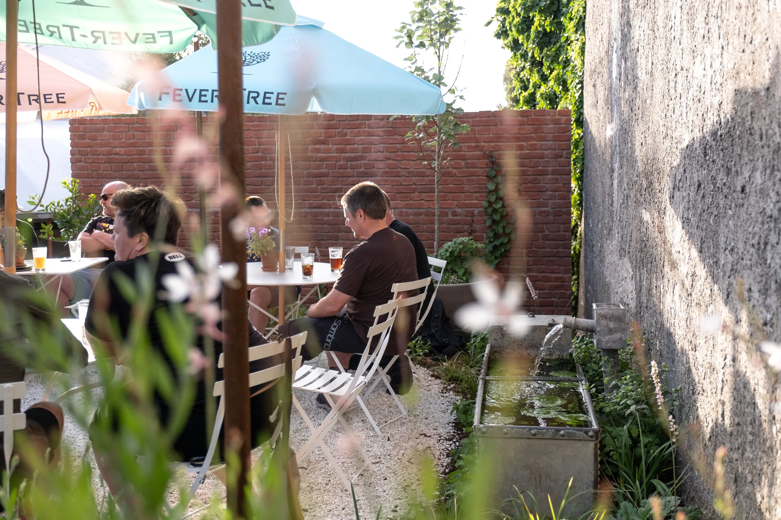 Richard Neville had to navigate a tricky site to create the stunning garden.  Image credit - Carme Aguayo.