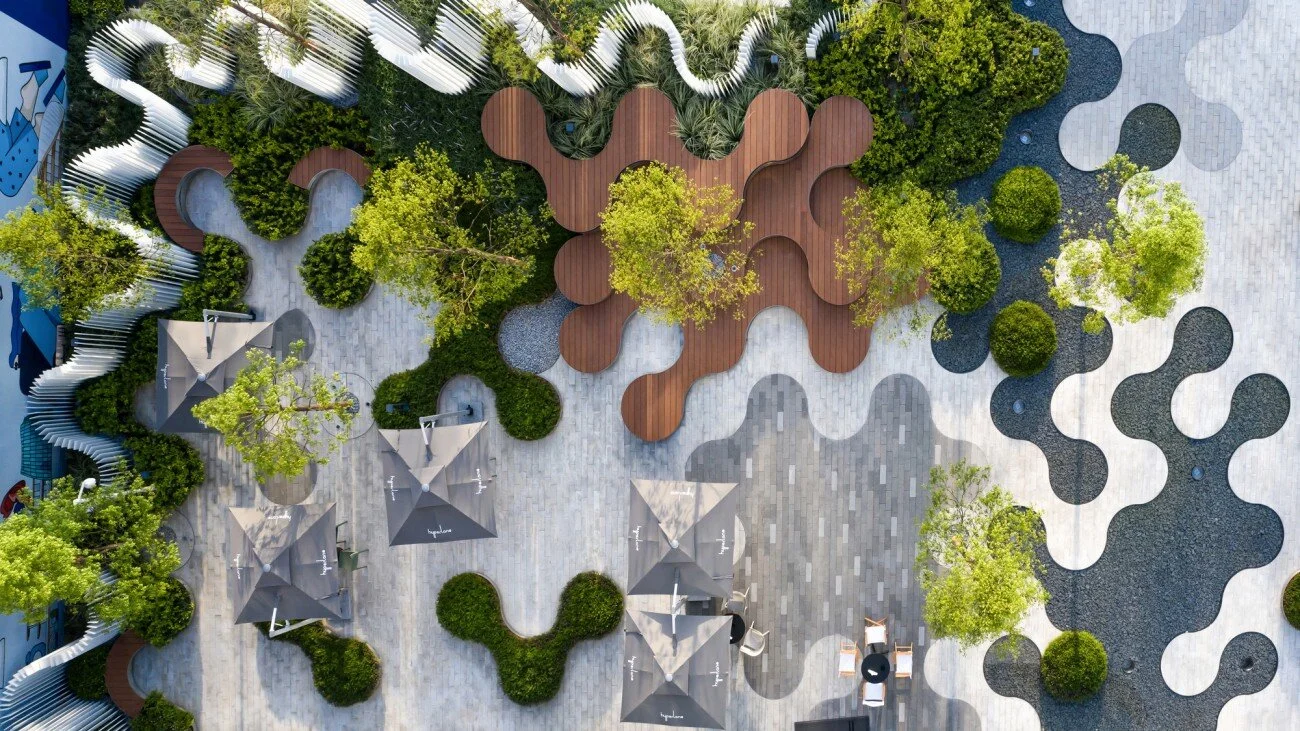 The HyperLane is a youth culture and lifestyle destination at the heart of the city’s music and arts university district. Image credit - Aspect Studios.