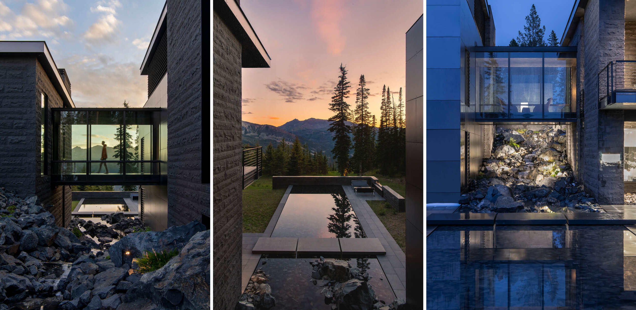 Montana mountain retreat a modernist vision — LANDSCAPE ARCHITECTURE ...