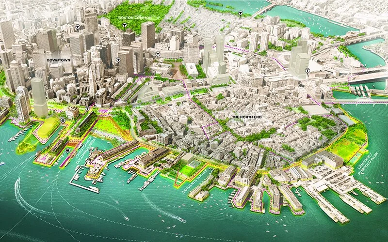 Living BreakwatersResilient Boston Harbour Vision, Boston, Massachusetts / SCAPE