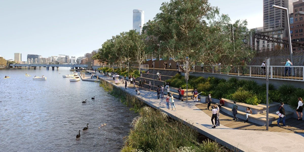 Melbourne's Greenline project plans released