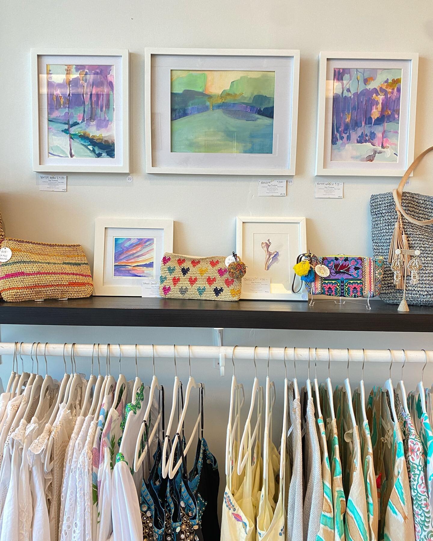 It&rsquo;s the last week to shop the beautiful artwork at the store! Open until 2:00 today #goldieGIRLS✨