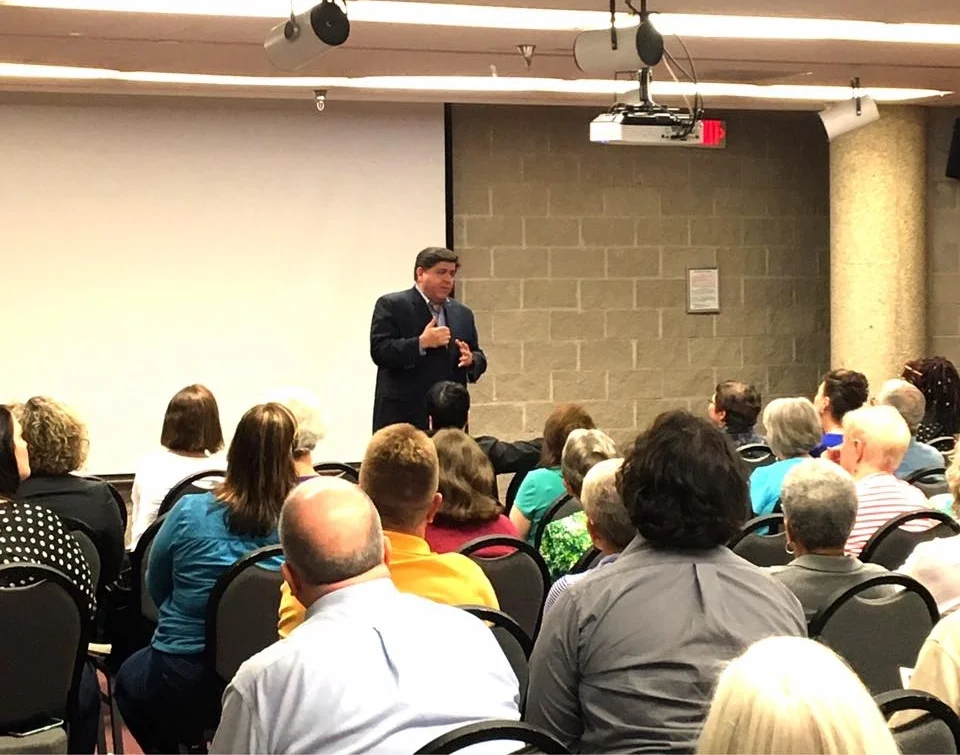 Gubernatorial Candidate JB Pritzker at Action Illinois
