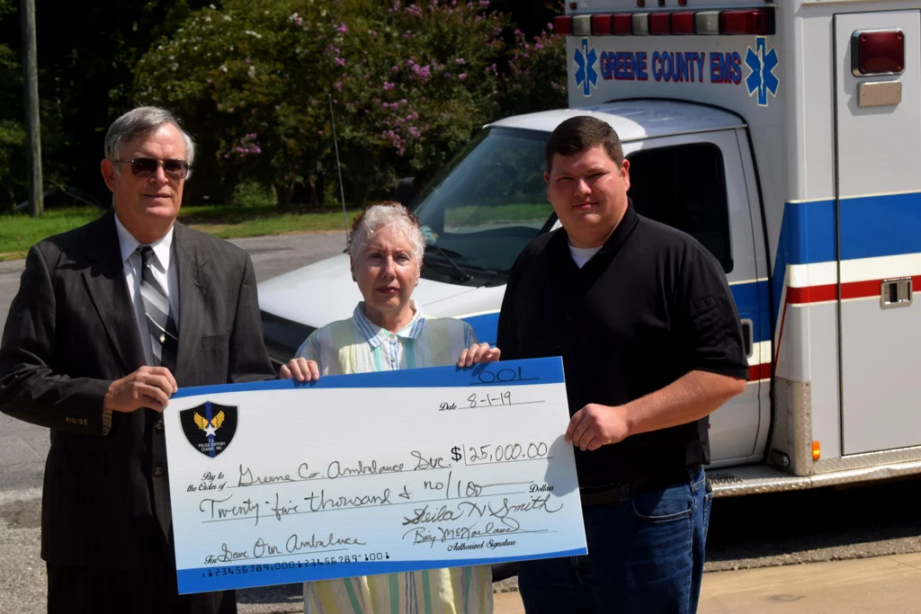 TSPSL Provides Essential Operating Support for Greene County EMS